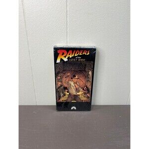 Indiana Jones Raider of the Lost Ark Paramount 1989 Sealed Watermark VHS Movie